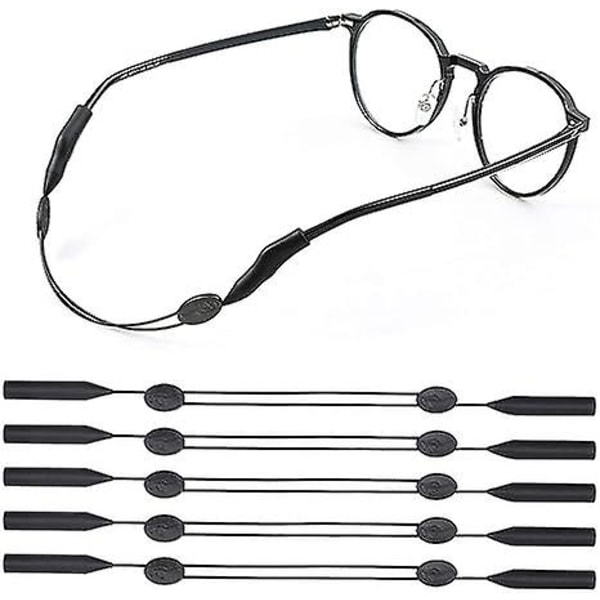 Vuxenglasögonremmar, 10 stycken justerbar glasögonhållare Sportrep, universal glasögonremmar för glasögon, lämplig för kvinnor, män