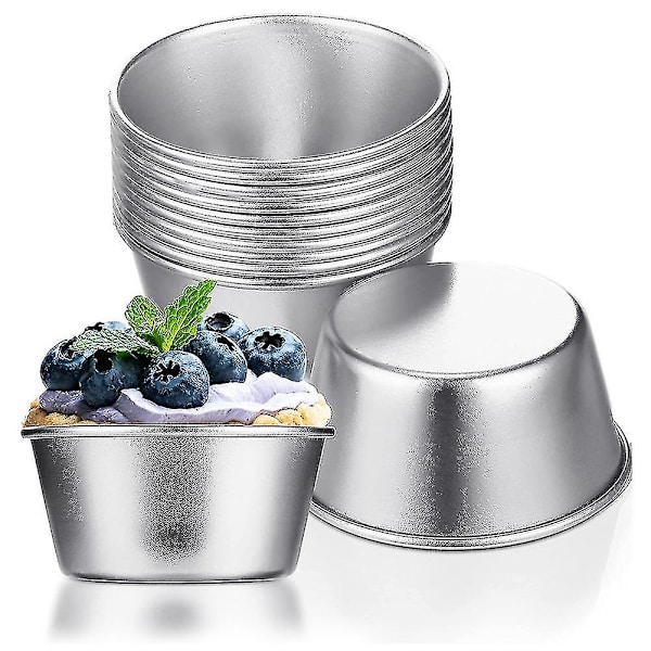 12 kappaletta yksittäisiä muotteja vanukasmotteja kuppien mini suklaasulatettuja pannuja tarttumattomia cupcake-kakkuja