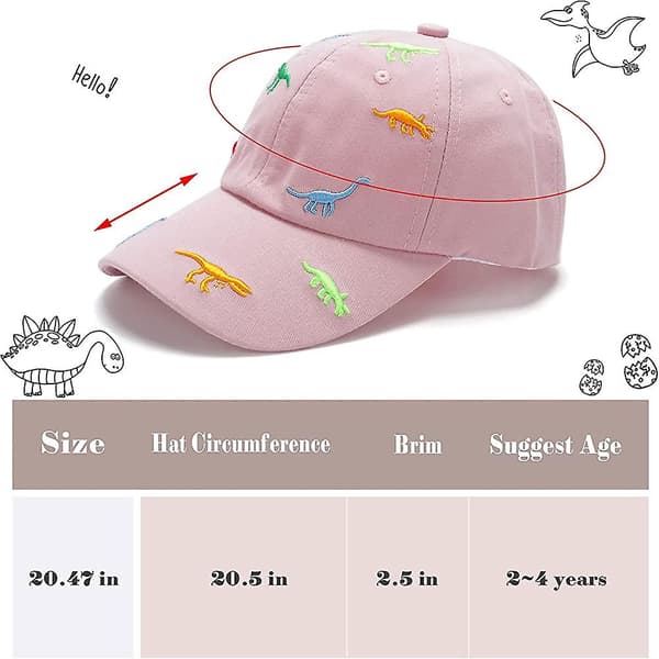 Gutte Baseball Caps Småbarn Cap Kid Baseball Cap Solhatt Bomull Broderi Søt