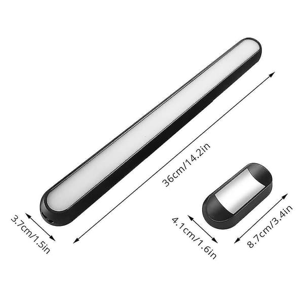 Touch-dimning för under skåp och sovrumsspegel, trådlös med uppladdningsbart batteri (vit)