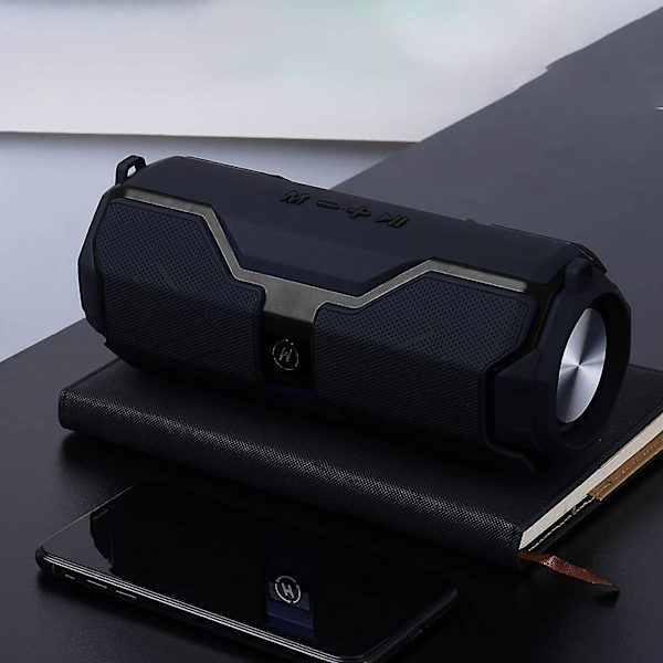 Bluetooth-kaiutin Langaton Bluetooth-kaiutin Ulkoilman kannettava pistokeäänentoistojärjestelmä (vapaa koko, musta)