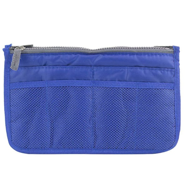 Handväska förvaringslåda insatt i handväska väska förvaringslåda handväska plånbok dam sjuksköterska Nylon13 Pocketstreasure blå