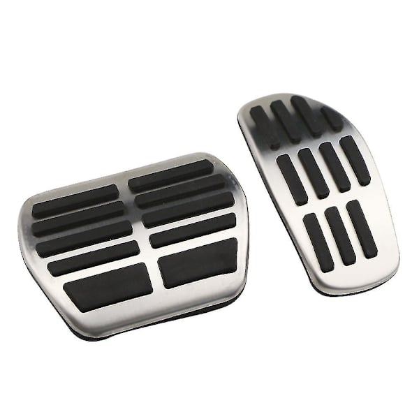 AT MT Bilfotpedaler För Renault Megane IV 2016 2017 2018 2019 2020 2022 Gas Bränsle Broms Rostfritt Stål Halkskydd Pedal Pad（1 st）