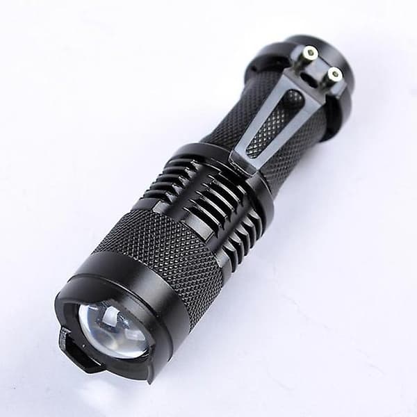 Taskulamppu Led-taskulamppu Zoomable Led-taskulamppu Taskulamppu 365nm Ultra Violet Blacklight AA-paristo（B）