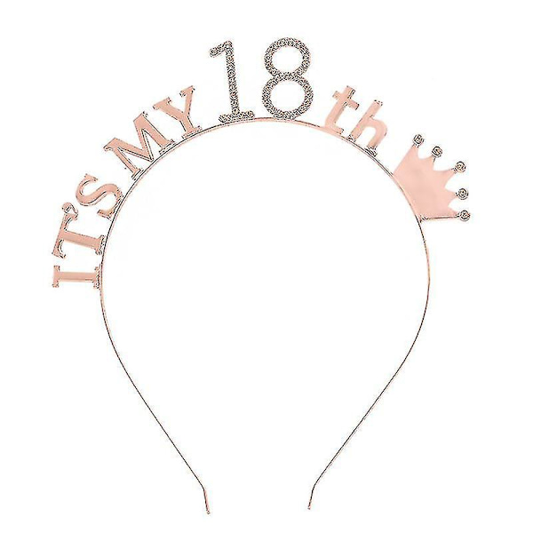 2 kappaletta syntymäpäiväjuhlat tytöt tiara kruunu hiuspantoja syntymäpäivä hiuspantoja 16 18 syntymäpäiväjuhlat hiuspantoja