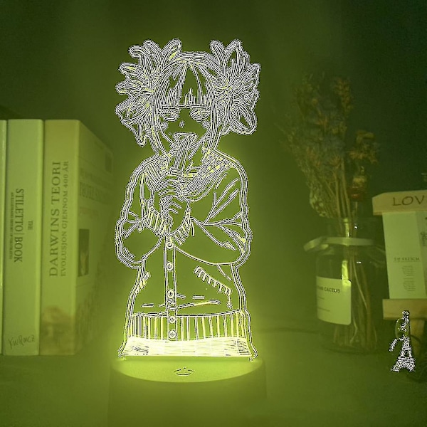 My Hero Academia 3D LED nattlampe for barn soverom bordlampe