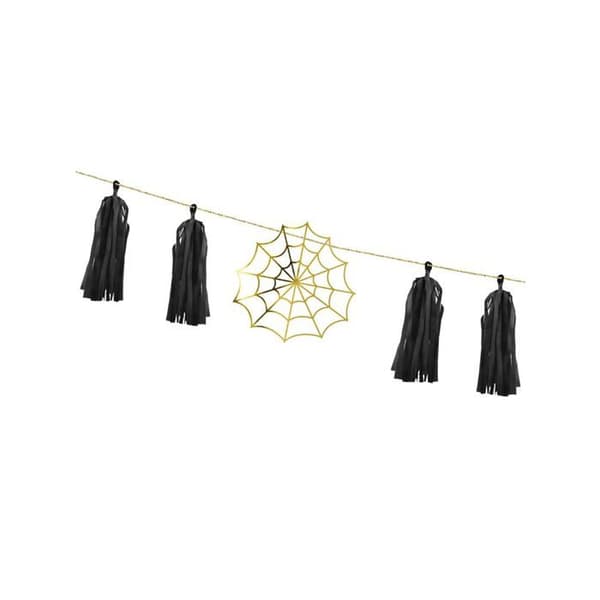Elegant Halloween-dekorasjonssett for barn - Svart