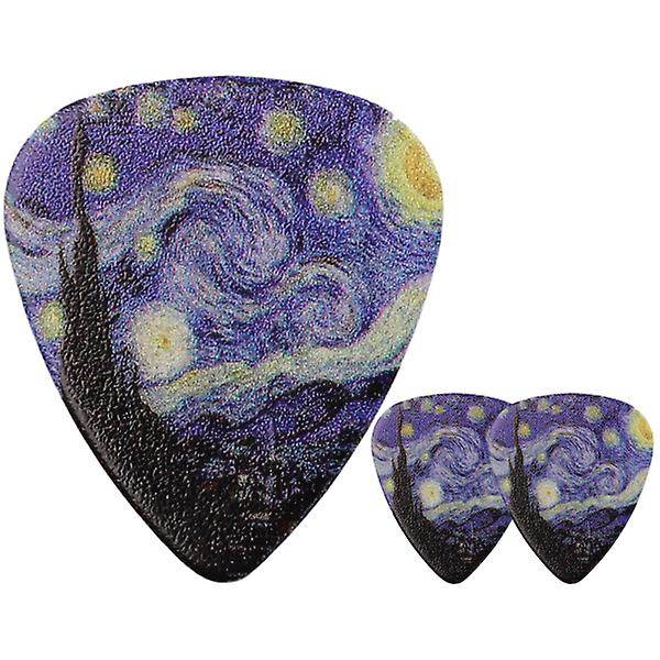 3 st gitarrplektrum akustisk gitarr fingerplektrum triangel gitarrplektrum ukuleleplektrum（2,9X2,6cm，som visas）