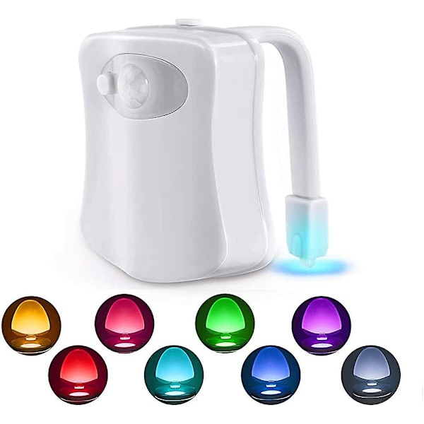 Toilet Night Light, Led Motion Sensor Night Lights, 2 Modes With 8 Changing