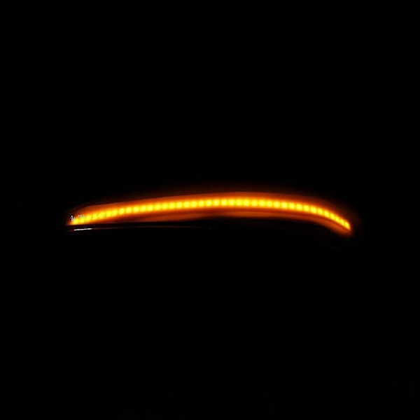 2x Dynaaminen Musta Sivupeilin LED-Suuntavilkut Honda Civic Mk8 05-2012