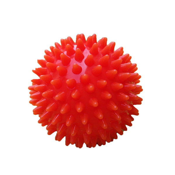 7,5 cm PVC Pigget Massagebold Triggerpunkt Sport Hånd Fod Smerter Fasciitis Lindring Orange