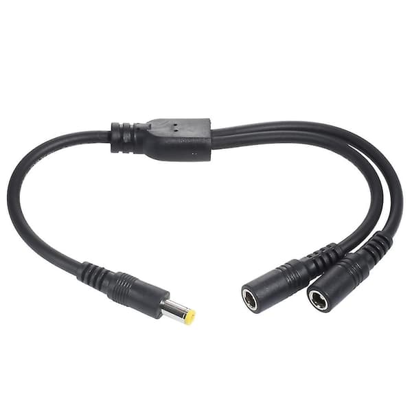Dc 5.5mmx2.1mm/5.5mmx2.5mm Y Splitter Adapter Til Cctv Sikkerhed Led Lys（5.5*2.5mm）