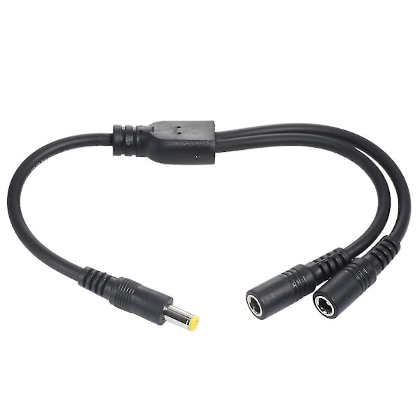 Dc 5.5mmx2.1mm/5.5mmx2.5mm Y-splitteradapter för CCTV-säkerhets-LED-ljus（5.5*2.5mm）