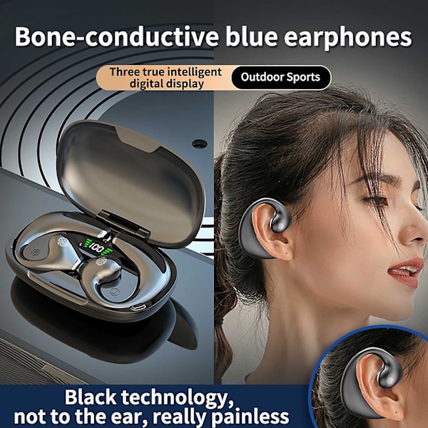 True Wireless Bone-conduction Bluetooth -kuulokkeet