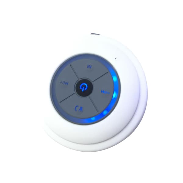 Bluetooth-højttalere, bærbar, trådløs (hvid)