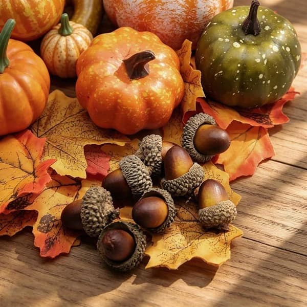 Græskar efterårsdekoration - Borddekoration til Halloween, Thanksgiving