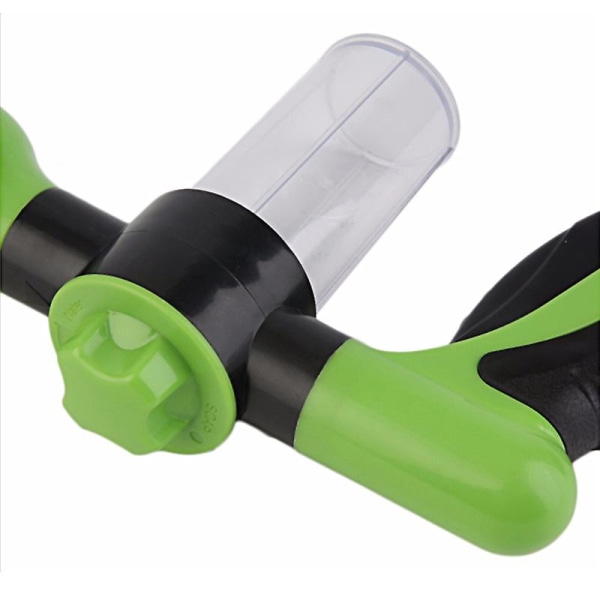 Grön bil högtrycksskum biltvätt vatten pistol hushållsspolning pump bevattningsmunstycke verktyg