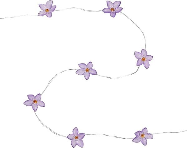 20 Blomster Varm Hvid Mikro LED Fe Lys
