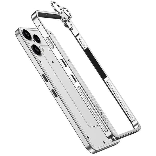 Aluminiumramme-støtfangerdeksel for Nothing Phone 3 3a Lite, 3a Pro metall-linsebeskyttelse Distant Peak Blue