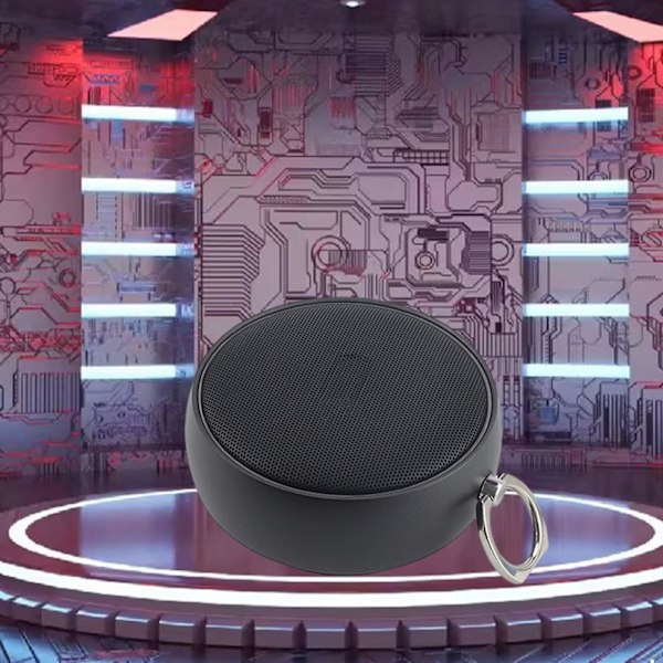 Langaton Bluetooth-kaiutin, pieni metalli, pieni teräspistooli, langaton korttipaikka, ääni, metalliulkonäkö, kaksoisvärähtelykalvo, sileä muoto