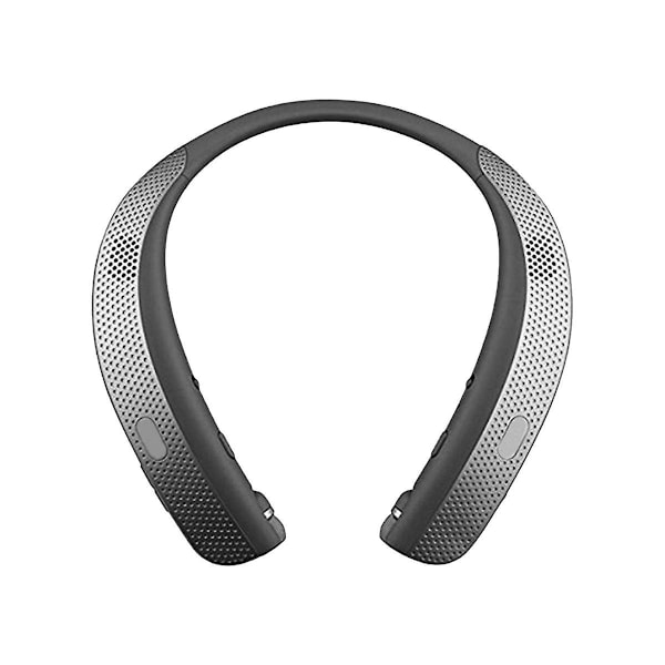 Bluetooth-hörlurar Stereo Neckband Trådlöst Headset med Högtalare för Sport Träning Spel Samtal（Grå）