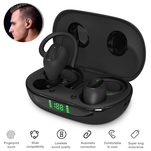 Uudet 5.1 Bluetooth-kuulokkeet langattomat nappikuulokkeet urheilunappikuulokkeet