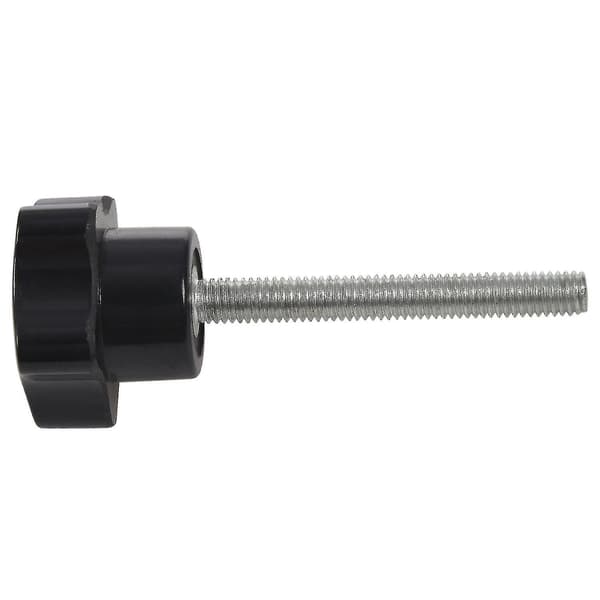 6 st M6 X 50 mm låsande stjärnformad plasthuvud hane gängad rattgrepp