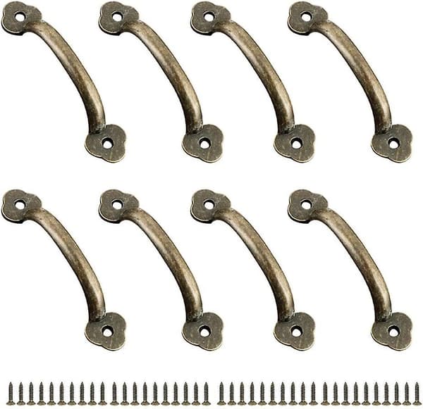 8 sinklegering rustikke sentrumsavstandsmøbelknott dørknott trekk (79MM)