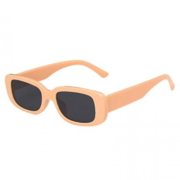 Rosa mote retro firkantede solbriller unisex