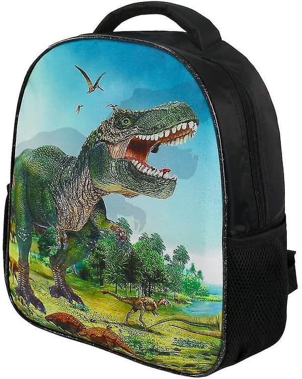 Skolväskor Småbarnsryggsäck Pojkar Kindergarten Skolväskor, Barn 3d Dinosaurie Skolväskor（B）