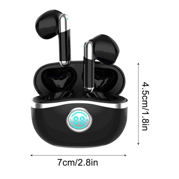 Nytt trådlöst miniheadset Bluetooth 5.3 Sport Headset Bärbart med trådlöst pekskärm Stereo Headset Bluetooth 5.3 A493