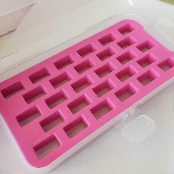Set med 2 Spolhållare för Symaskin - Bobbin Box Organizer - Rymmer 28 Spolar