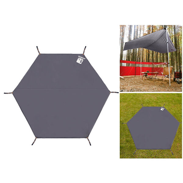 Tältfotspår Pu2000mm Utomhus Campingtält Presenning För Mark 220x260cm