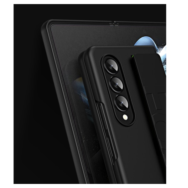För Samsung phone case - elastiskt case lila Z Fold2