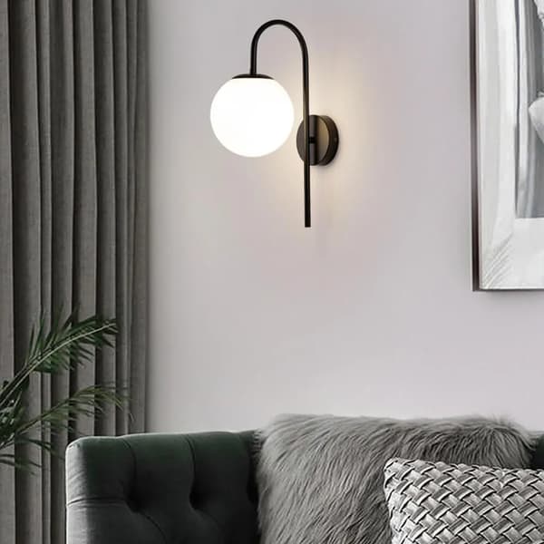 Væglampe til stue, spisestue, sengebord, uden lyskilde, E27, guld