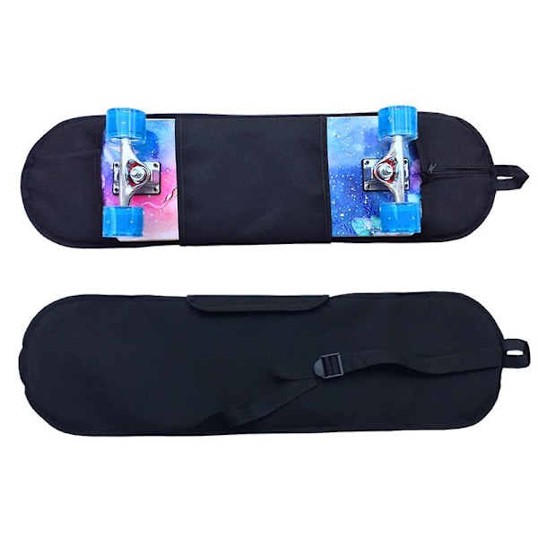 Dww-Skateboard rygsæk, 60CM sort 1 stk Skateboard rygsæk, skateboard beskyttelse, skateboard rygsæk Universal størrelse til