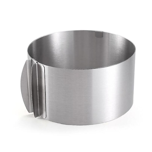 Justerbar kagering - rustfrit stål - clips til fastgørelse - robust springformform
