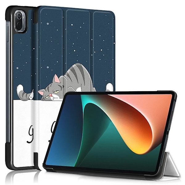 Premium Stand Auto Wake/Sleep Ultra Slim Smart Case Cover med för Xiaomi Pad 5/Pad 5 Pro（Style A Xiaomi Pad 5 Pro，Multicolor）