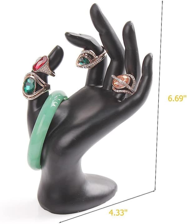 Mannequin Hånd Ok Gest Ring Display Stativ Organizer Armbånd Holder