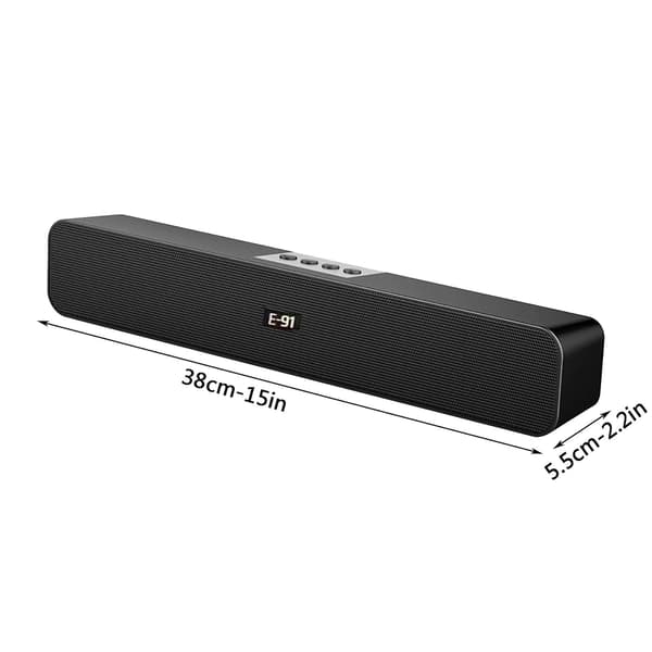 E91-2 Bluetooth Audio Trådløse Doble Høyttalere Dobbel Membran Stasjonær Datamaskin Dedikert Bluetooth Høyttaler