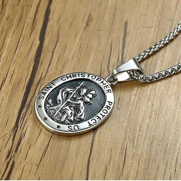 Fash Pendant Vinta Relig K Jesus Pendant Halskæder Til Mænd Smykker