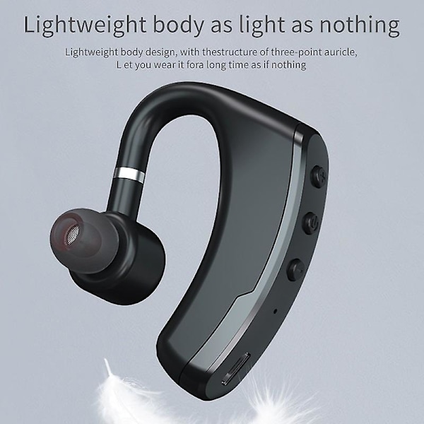 Sport Headset Single-ear Hodetelefon Hodetelefon Bluetooth Headset Earhook Hodetelefon Bluetooth Led Digital Headset Trådløs Hodetelefon Trådløs Headset Bu