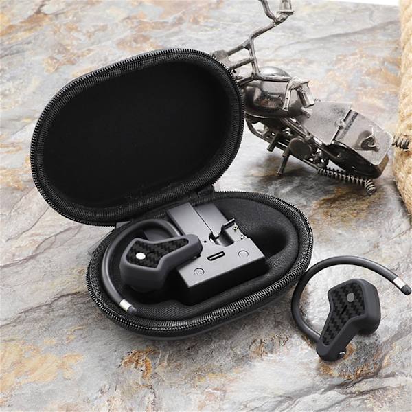 Stereo støyreduserende trådløst Bluetooth-headset med ladeetui