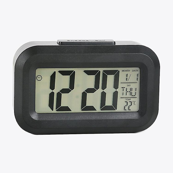 2024, hemalarmklocka med digital display och lysande - 0-svart