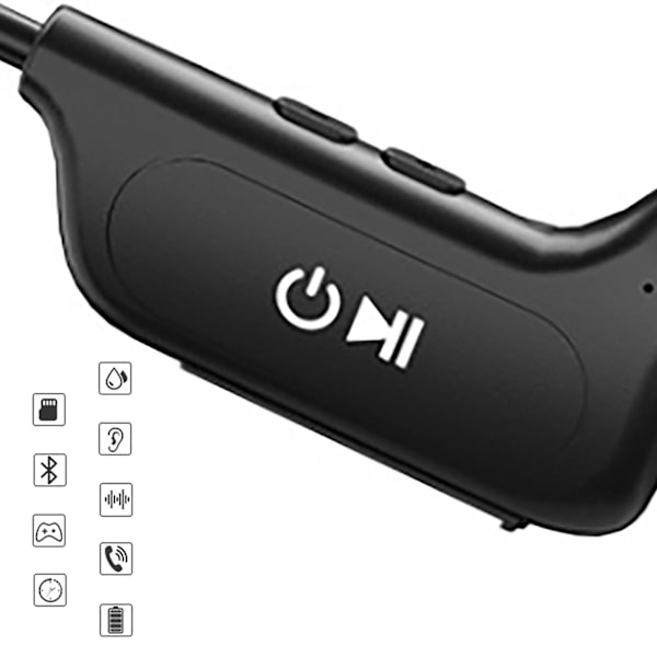 HIFI-luujohtolangattomat kuulokkeet, päivitetty Bluetooth 5.1, luujohto, tuki SD-kortille, stereokuulokkeet, urheilukuulokkeet, maksimaalinen mukavuus