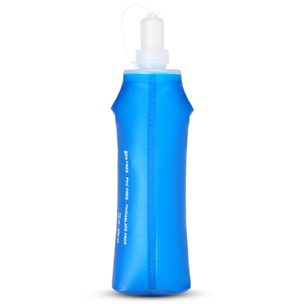 Lixada 500ml utomhusdricksflaska Mjuk hopfällbar flaska BPA för löpning Vandring Cykling 1st/2st