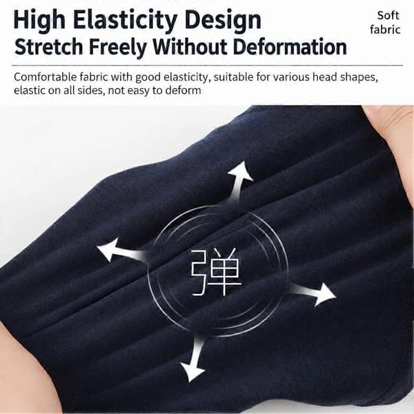 Fleece-lue 3D ergonomisk kuppel varm vinterfôr med flatlocksømmer for hjelm Gray