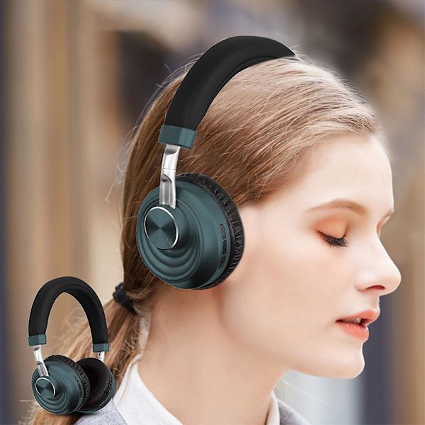 Metallinen kuulokemikrofoni Älykäs langaton melunvaimennus Taitettava Bluetooth-kuulokkeet Musiikki Urheilu Erittäin pitkä valmiusaika Langattomat kuulokkeet