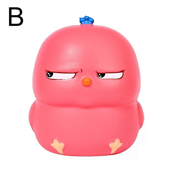 Warbie Wobi -painelelu Phoebe Chicken Slow Rebound -lelut Sarjakuva Tricky -lelut Lasten lahja（Pink）