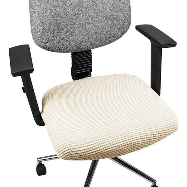 Elastiske Stretch Spandex Stolebetræk Slipcovers Vaskbare Passer Til SpisestoleBeige38-45cm